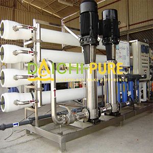  Dây chuyền lọc nước tinh khiết công nghiệp ro 10000L/h 
