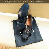  [MTO] BLUE LABEL- HORSEBIT - GIÀY LOAFER HORSEBIT SKIN STITCHING ĐẾ DA BÒ ITALY CAO CẤP 