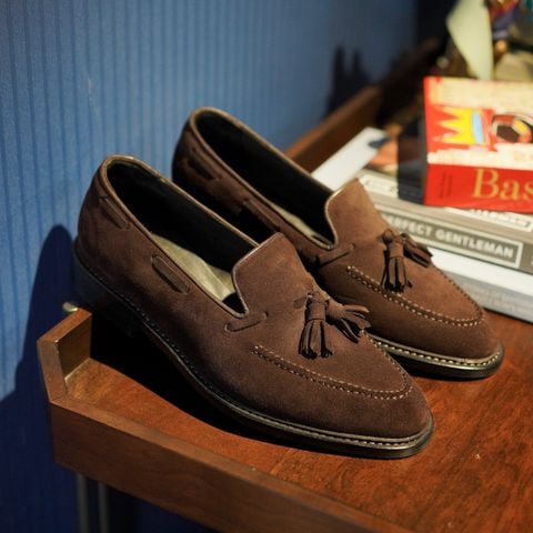  BEIGE LABEL - TANKER - GIÀY TASSEL LOAFER DA LỘN CÓ TUA RUA TRANG TRÍ ĐẾ CAO SU 