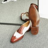  FULL BROGUE WINGTIP SPECTATOR OXFORD 