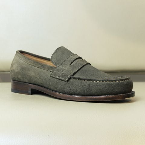  BLUE LABEL - IVY - MOCASSIN SUEDE CALFSKIN LOAFER - GOODYEAR WELT 