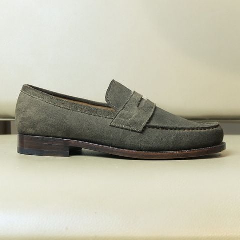  BLUE LABEL - IVY - MOCASSIN SUEDE CALFSKIN LOAFER - GOODYEAR WELT 