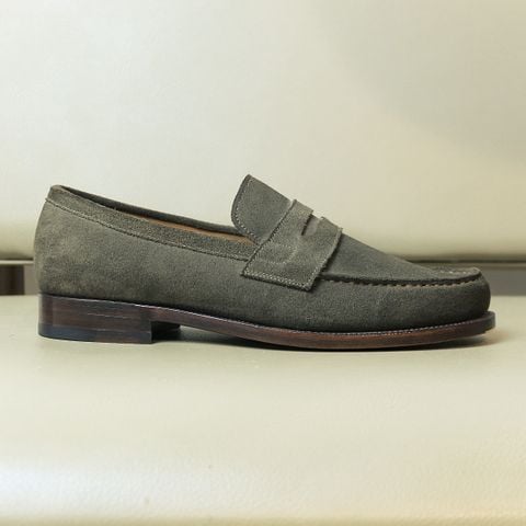  BLUE LABEL - IVY - MOCASSIN SUEDE CALFSKIN LOAFER - MCKAY/BLAKE 