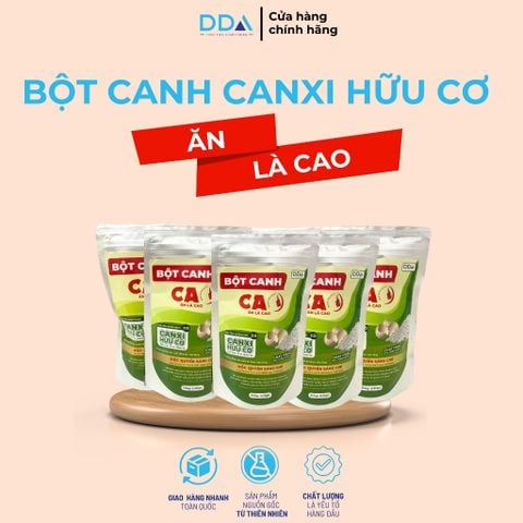  Bột canh Canxi hữu cơ ăn là cao 250gr - chiết xuất từ vỏ trứng - chay mặn đều dùng được 