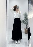  Váy vải dài đuôi cá 8265 