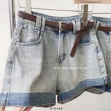  Quần short jean gấp 602 