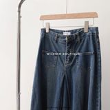  Quẩn jean ống rộng suông 2898 
