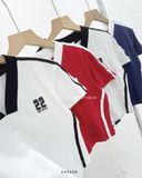  Áo thun crop cổ V 22 1292 