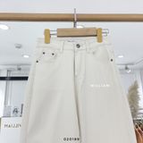  Quần baggy jean trơn 7150 