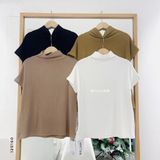  Áo thun nhung cao cổ 6207 