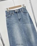  Váy jean suông xẻ sau 3260 