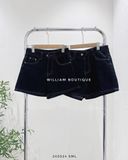  Quần short jean chỉ trắng QC 8052 