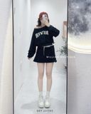  Set bộ áo + váy nỉ NEVER 6936 