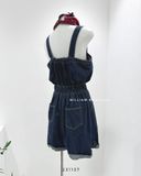  Jumsuit dây denim 3063 