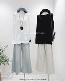  Áo linen suông dài 3624 