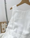  Đầm trắng nơ lưng DT 