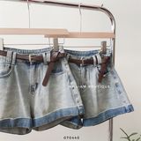  Quần short jean gấp 602 