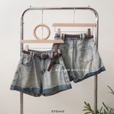  Quần short jean gấp 602 
