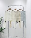  Áo khoác cardigan len lưới 1039 