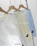  Áo khoác cardigan thun gân 3310 