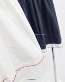  Váy cotton ngắn viền chỉ màu D5091 