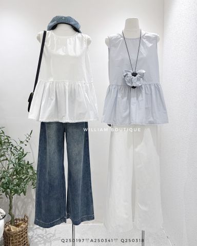  Áo babydoll SN kèm scrunchies F057 