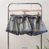  Quần short jean gấp 602 