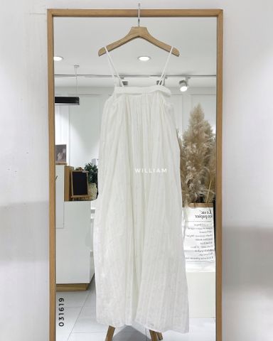  Đầm dây xếp ly HERI 