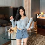  Cardigan nút ngọc 111 