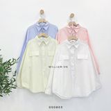  Áo SM nút xẻ 368 