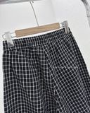  Quần kaki caro đen 7968 