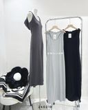  Đầm thun mũ ba lỗ 1015 