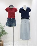  Áo thun polo thêu ngựa 3893 