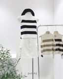  Áo tanktop sọc lông thỏ 3700 