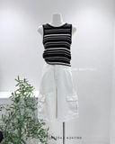  Quần short jean ngố túi hộp 7206 