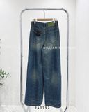  Quần jean suông wax 9063 
