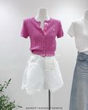  Quần short kaki gấp gấu 2501 