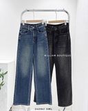  Quần jean suông wax ANCE 8161 