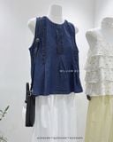  Áo denim phối bèo SN 1102 