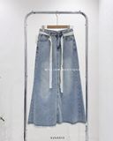  Váy jean loe rách lai 50067 