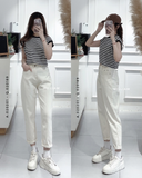  Quần baggy jean trơn 7150 