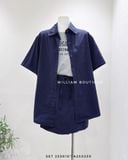  Set áo sơ mi tay ngắn + váy 100%cotton FL86062 