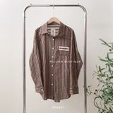  Áo SM sọc nâu JIL 2001 
