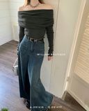  Quẩn jean ống rộng suông 2898 