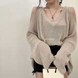  Áo len lưới cut vai 1995 