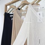  Áo len lưới cut vai 1995 