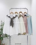  Áo sơ mi cotton kèm khăn 891 