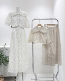  Set áo + váy bông nhí 6019 