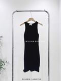  Đầm ba lỗ ôm body len 7595 