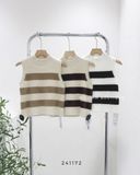  Áo tanktop sọc lông thỏ 3700 